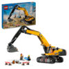 LEGO City - Excavator galben de constructii 60420, 633 piese