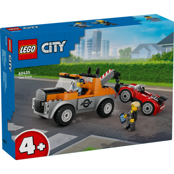 LEGO City - Camioneta de tractare si masina sport 60435, 101 piese