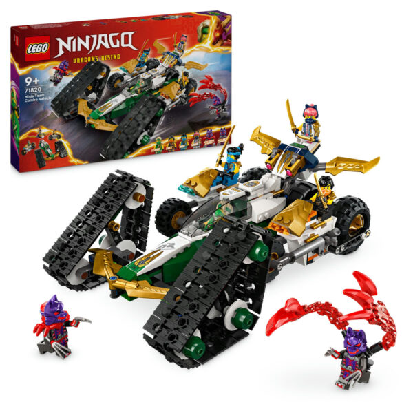 71820-lego-ninjago LEGO Ninjago - Vehicul combinat al echipei ninja 71820, 576 piese