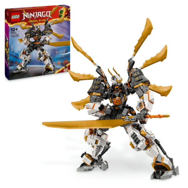 LEGO Ninjago - Robotul-dragon de titan al lui Cole 71821, 1055 piese