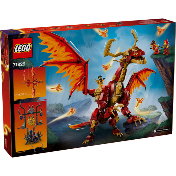 LEGO Ninjago - Dragonul-sursa al miscarii 71822, 1716 piese