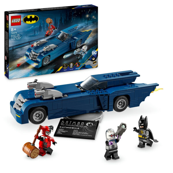 LEGO DC Super Heroes - Batman™ cu  Batmobile™ vs Harley Quinn™ si Mr. Freeze™ 76274, 435 piese