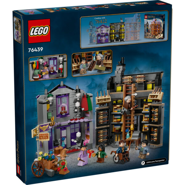 LEGO Harry Potter - Ollivander si magazinul de haine al lui Madam Malkin 76439, 744 piese