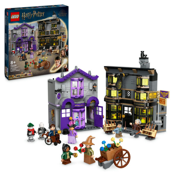 LEGO Harry Potter - Ollivander si magazinul de haine al lui Madam Malkin 76439, 744 piese