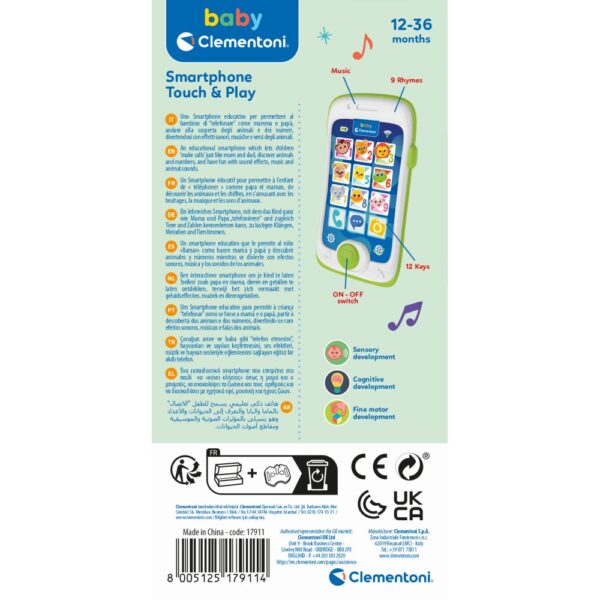 Clementoni - Smartphone cu sunete - CL17911
