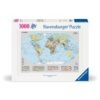 Ravensburger - Puzzle harta politica a lumii 1000 piese design nou - RVSPA00065