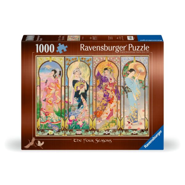 Ravensburger - Puzzle cele 4 anotimpuri 1000 piese design nou - RVSPA00127