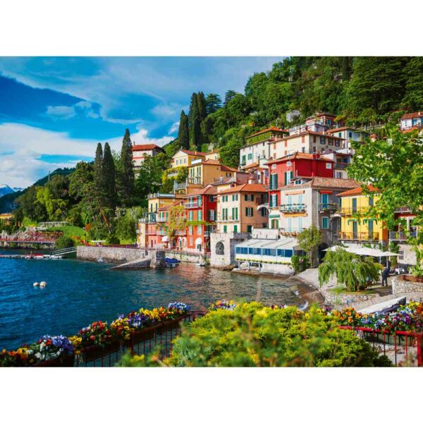 Ravensburger - Puzzle lacul Como Italia 500 piese design nou - RVSPA00201