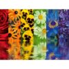 Ravensburger - Puzzle reflexia florilor 500 piese design nou - RVSPA00213