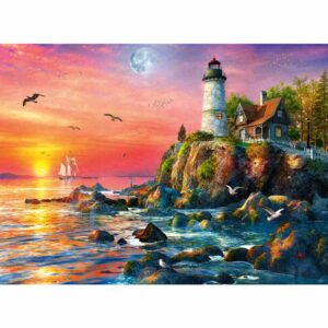 Ravensburger - Puzzle far la apus 500 piese design nou - RVSPA00217