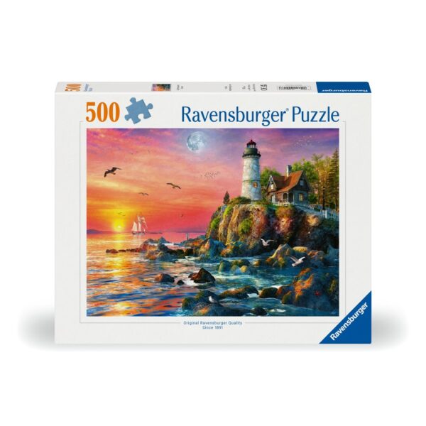 Ravensburger - Puzzle far la apus 500 piese design nou - RVSPA00217
