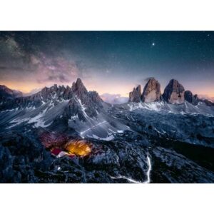 Ravensburger - Puzzle Three Peaks Dolomiti 1000 piese design nou - RVSPA00256