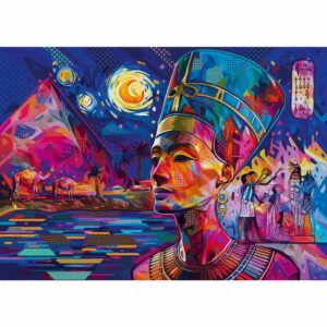 Ravensburger - Puzzle Nefertiti 1000 piese design nou - RVSPA00411