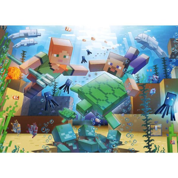 Ravensburger - Puzzle Minecraft 1000 piese design nou - RVSPA00421