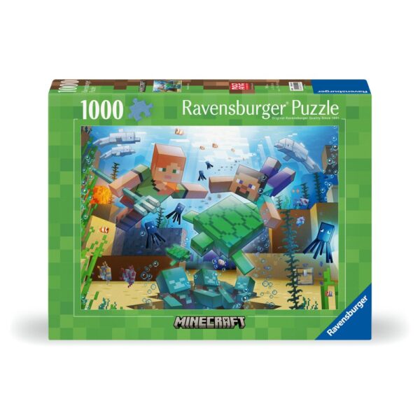 Ravensburger - Puzzle Minecraft 1000 piese design nou - RVSPA00421
