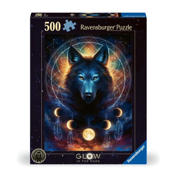 Ravensburger - Puzzle lup 500 piese lumineaza in intuneric design nou - RVSPA00442