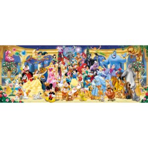 Ravensburger - Puzzle panorama personaje Disney 1000 piese design nou - RVSPA00444