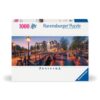 Ravensburger - Puzzle panorama noaptea in Amsterdam 1000 piese design nou - RVSPA00446