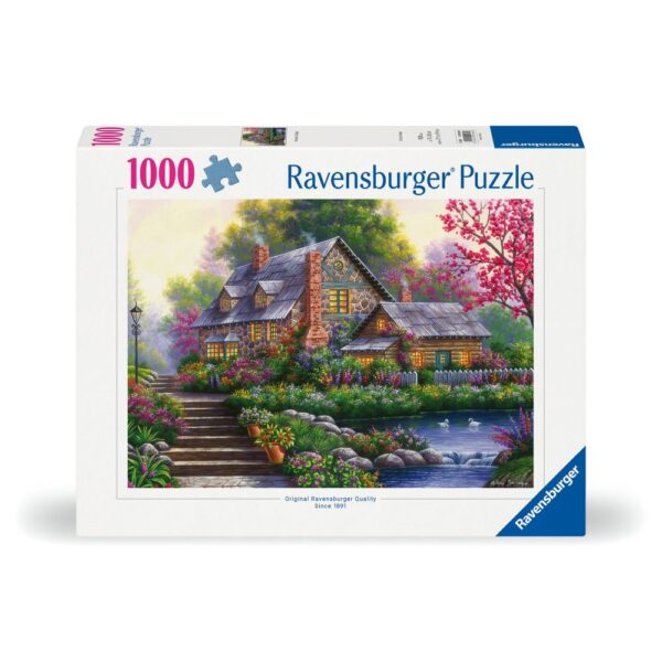 Ravensburger - Puzzle cabana romantica 1000 piese design nou - RVSPA00464