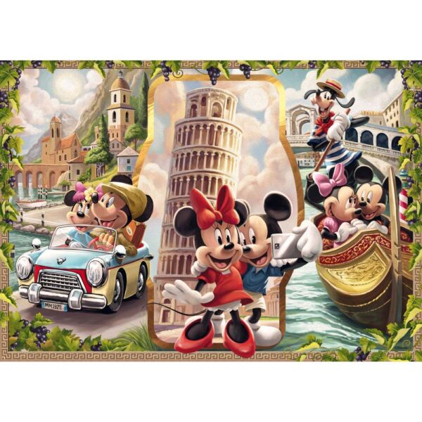 Ravensburger - Puzzle Mickey si Minnie in vacanta 1000 piese design nou - RVSPA00498