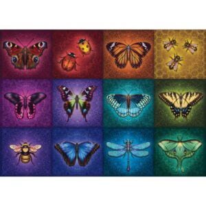 Ravensburger - Puzzle insecte cu aripi 1000 piese design nou - RVSPA00554