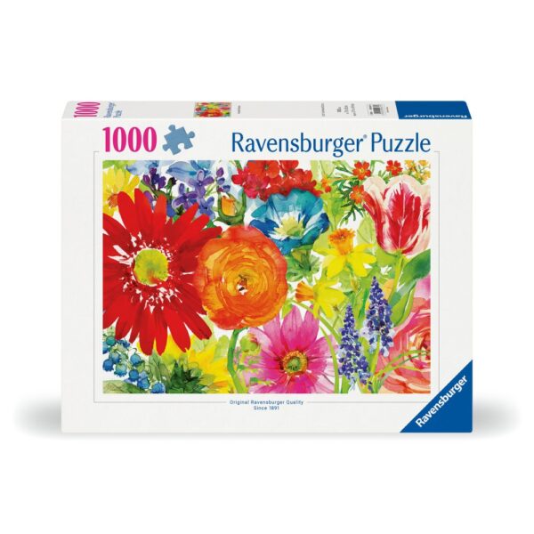 Ravensburger - Puzzle flori abundente 1000 piese design nou - RVSPA00671