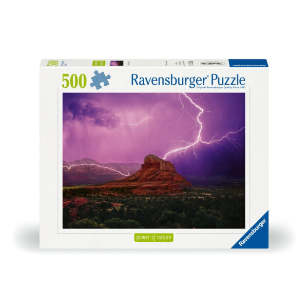 Ravensburger - Puzzle tunet roz 500 piese - RVSPA00779