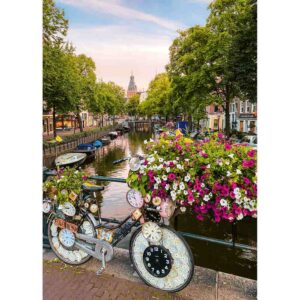 Ravensburger - Puzzle bicicleta in Amsterdam 1000 piese - RVSPA00780