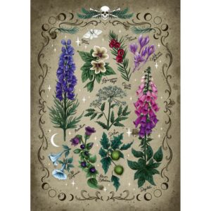 Ravensburger - Puzzle plante otravitoare 1000 piese - RVSPA00781