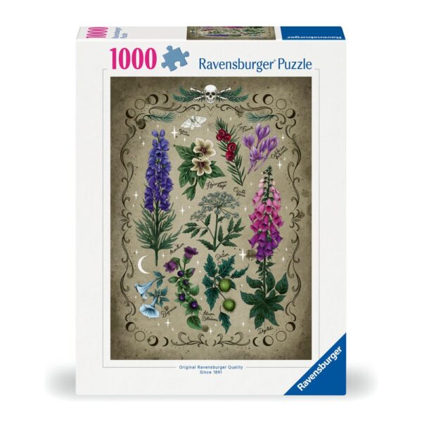 Ravensburger - Puzzle plante otravitoare 1000 piese - RVSPA00781