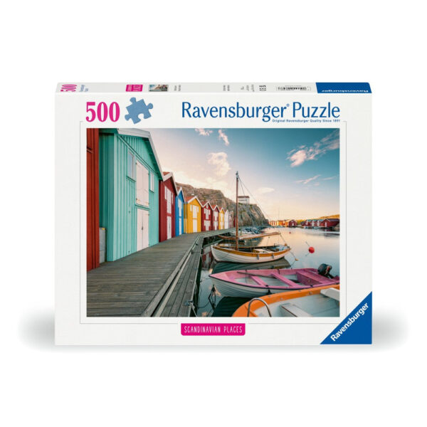 Ravensburger - Puzzle casute de barci 500 piese - RVSPA00847