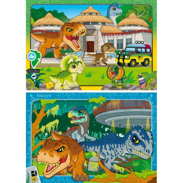 Ravensburger - Puzzle exploratori Jurassic World 2x24 piese - RVSPC01057