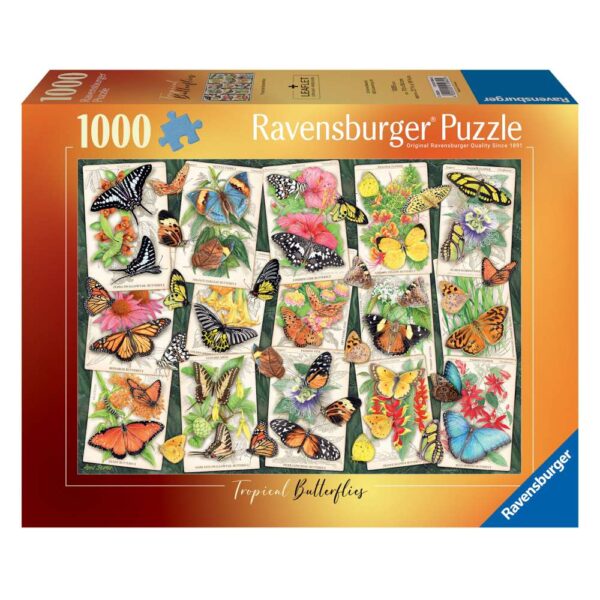 Ravensburger - Puzzle fluturi tropicali 1000 piese - RVSPA01084