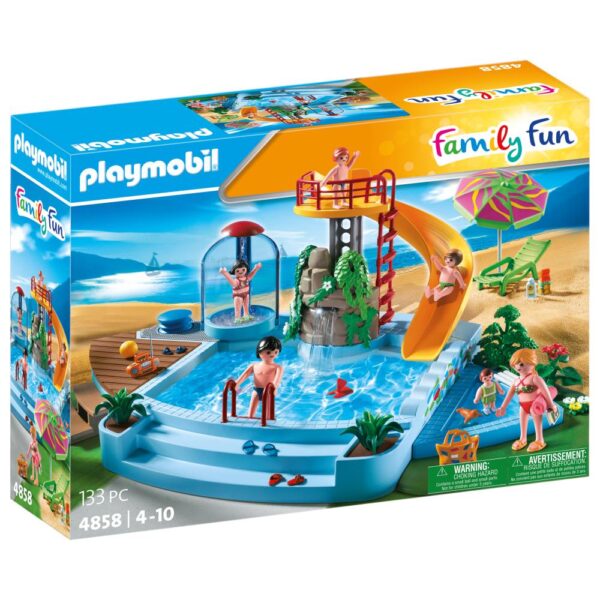 Playmobil - Piscina cu tobogan - PM4858