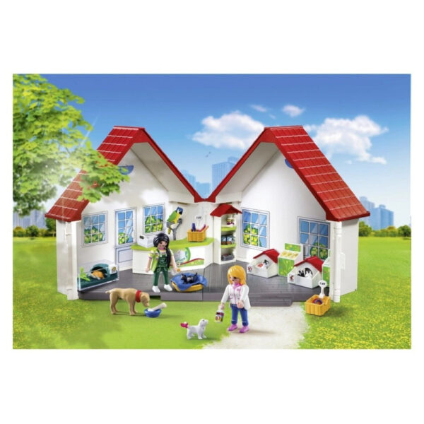 Playmobil - Set portabil clinica veterinara - PM71396