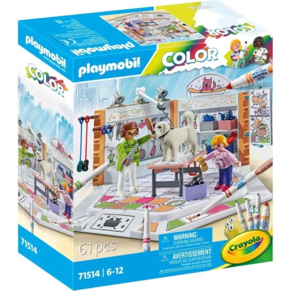 Playmobil Color salon pentru caini - PM71514
