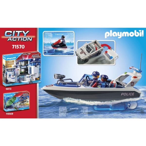 Playmobil - Urmarirea politiei pe apa - PM71570