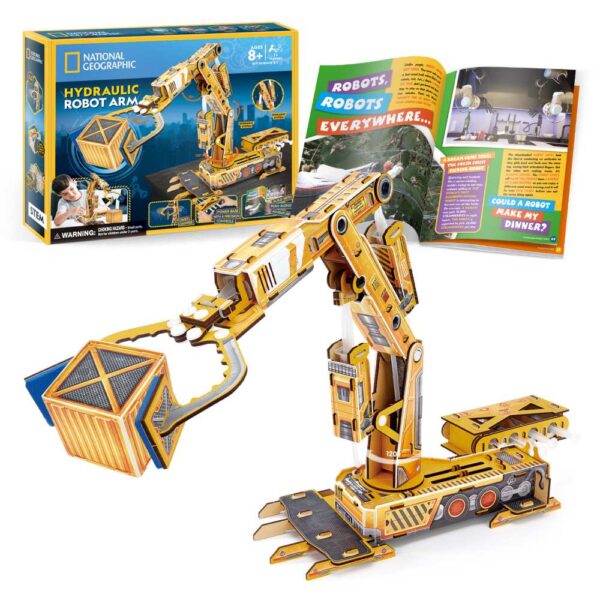 Cubic Fun - Puzzle 3D brat robotic hidraulic 185 piese - CUDS1092h