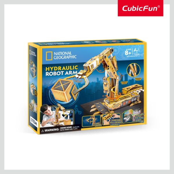 Cubic Fun - Puzzle 3D brat robotic hidraulic 185 piese - CUDS1092h