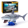 Cubic Fun - Puzzle 3D marele rechin alb 72 piese - CUDS1098h