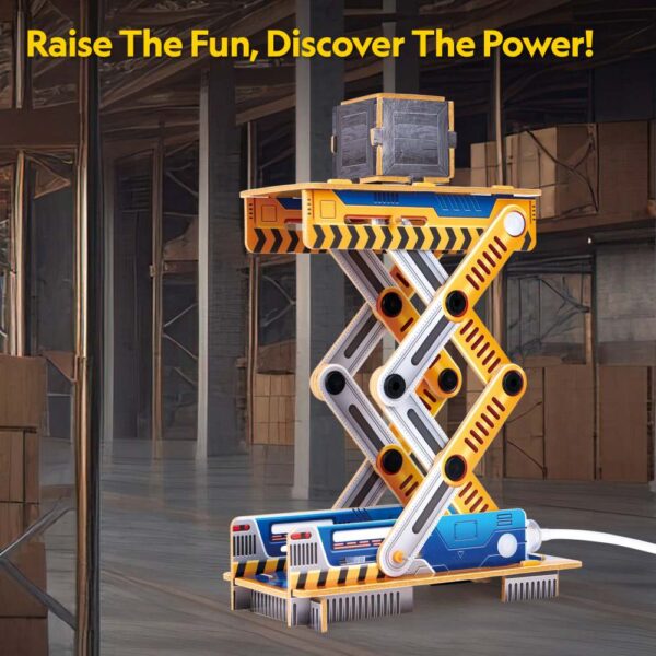 Cubic Fun - Puzzle 3D lift hidraulic 49 piese - CUDS1114h