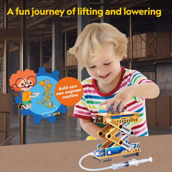 Cubic Fun - Puzzle 3D lift hidraulic 49 piese - CUDS1114h