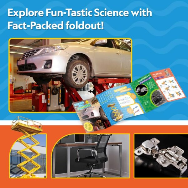 Cubic Fun - Puzzle 3D lift hidraulic 49 piese - CUDS1114h