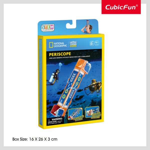 Cubic Fun - Puzzle 3D periscop 10 piese - CUDS1116h