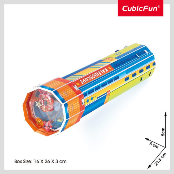 Cubic Fun - Puzzle 3D caleidoscop 18 piese - CUDS1117h