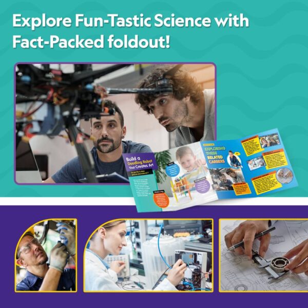 Cubic Fun - Puzzle 3D robot desenator 13 piese - CUDS1119h