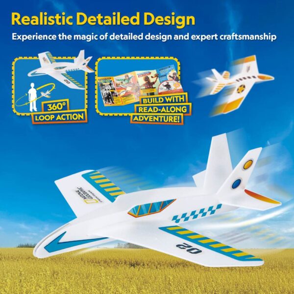 Cubic Fun - Puzzle 3D avioane care se intorc la 360 grade 20 piese - CUDS1121h