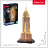 Cubic Fun - Puzzle 3D led Empire State Building 37 piese - CUL539h
