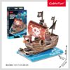 Cubic Fun - Puzzle 3D nava pirati 22 piese - CUW3121h