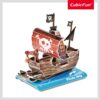 Cubic Fun - Puzzle 3D nava pirati 22 piese - CUW3121h